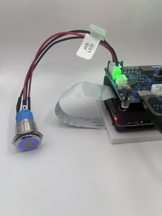 Taster mit LED und Anschlusskabel